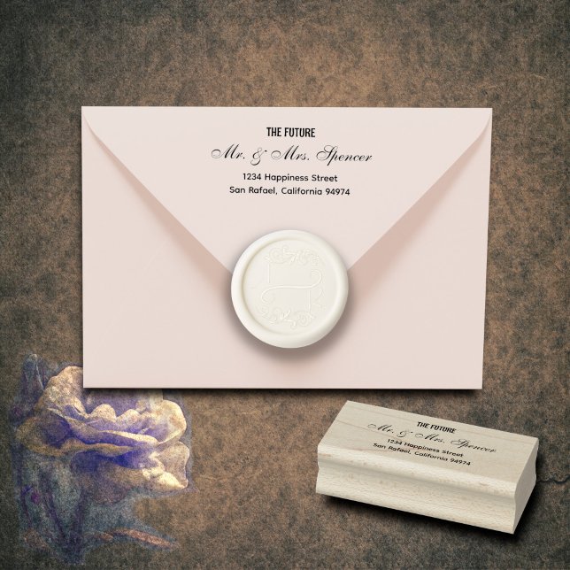 Die Zukunft von Mr. und Mrs. Viktorianisch Wedding Gummistempel (Von Creator hochgeladen)