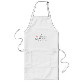 Die zukünftige Frau - fertigen Sie Ihre Selbst Lange Schürze