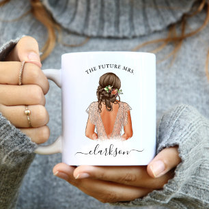 Die zukünftige Mrs. Personalisierter Fotobecher Kaffeetasse