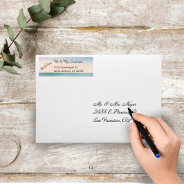 Die zukünftige Rücksendeadresse von Mr. und Mrs. B