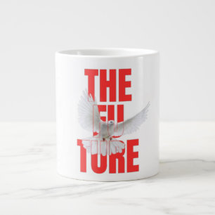 Die zukünftige Typografie-Motivations-Tasse    Jumbo-Tasse