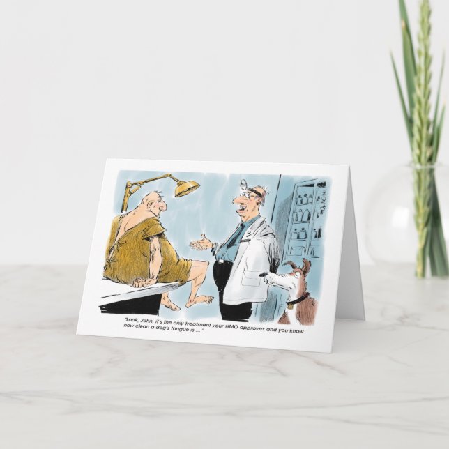 Die Zunge des Hundes alle kuriert erhalten wohle Karte (Vorderseite)