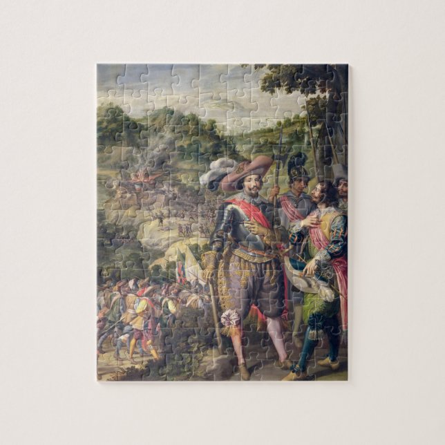 Die Zurückeroberung von St. Kitts, 1629 Puzzle (Vertikal)