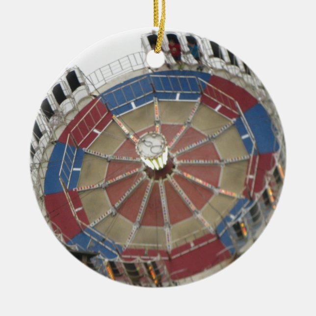 Die Zusammenfassung Amusment Park-Fahrt Keramik Ornament (Vorne)