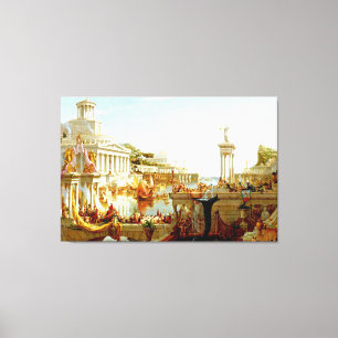 Die Zusammenfassung von Empire Canvas Print Leinwanddruck