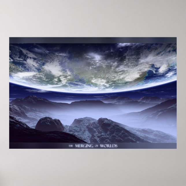 Die Zusammenlegung der Welten Poster (Vorne)