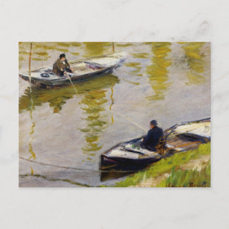 Die zwei Angler von Monet Postkarte