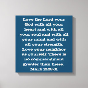 Die zwei Beststen Gebote Leinwanddruck
