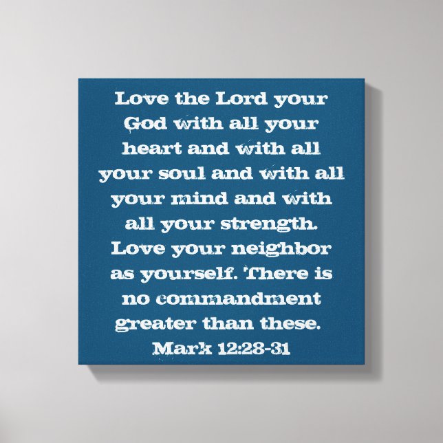 Die zwei Beststen Gebote Leinwanddruck (Vorderseite)