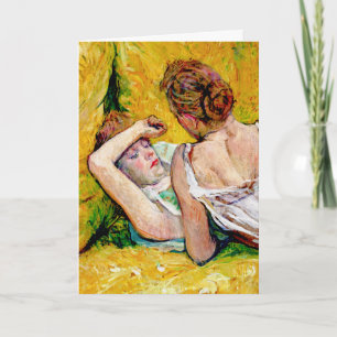 Die zwei Freunde durch Henride Toulouse-Lautrec Karte
