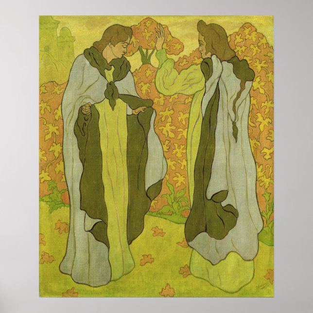 Die zwei Graces, 1895 Poster (Vorne)