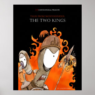 "Die zwei Könige" förderndes Plakat