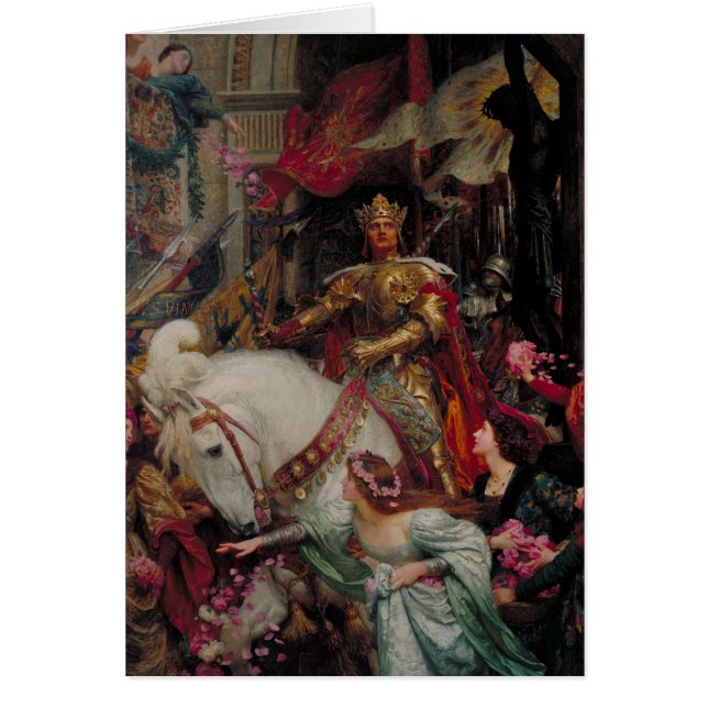 Die zwei Kronen von Sir Frank Bernard Dicksee (Vorne)