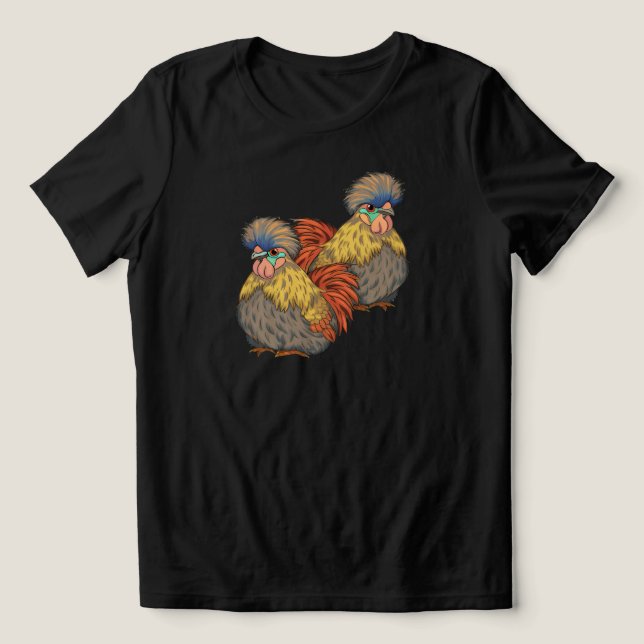 Die zwei Küken Tri-Blend Shirt (Design Vorderseite)