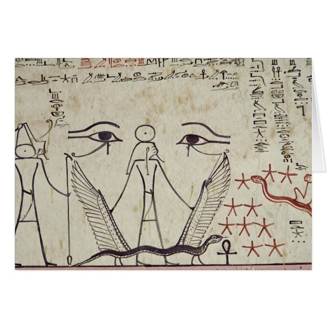 Die zwei mystischen Augen, vom Grab von (Vorderseite (Horizontal))