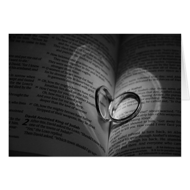 Die zwei Ringe der Männer in der Bibel (Vorderseite (Horizontal))