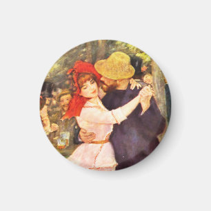 Die zwei Schwestern auf der Terrasse Auguste Renoi Magnet