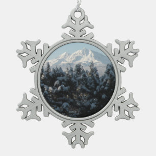 Die zwei Schwestern Schneeflocken Zinn-Ornament