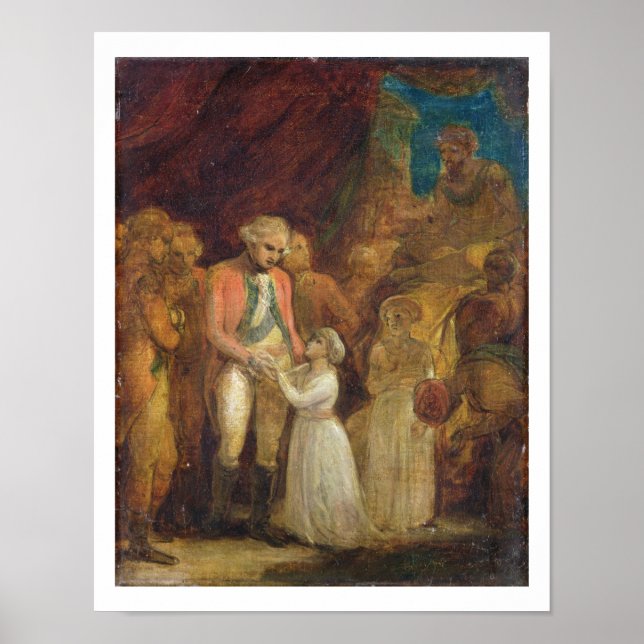 Die zwei Söhne von Tipu Sahib, Sultan von Mysore,  Poster (Vorne)