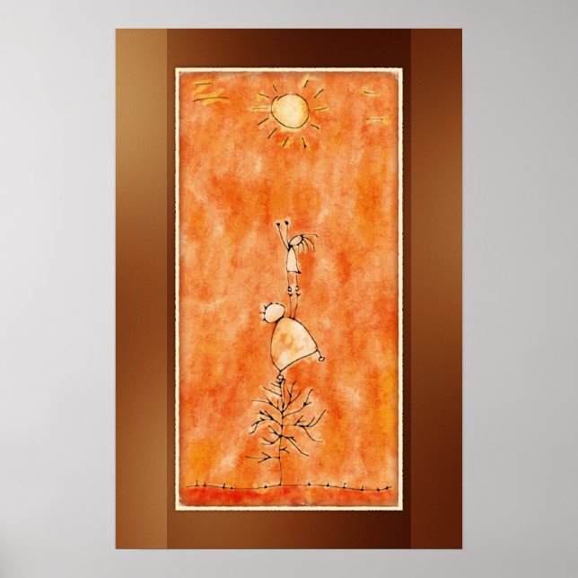 Die zwei und die Sonne Poster (Vorne)