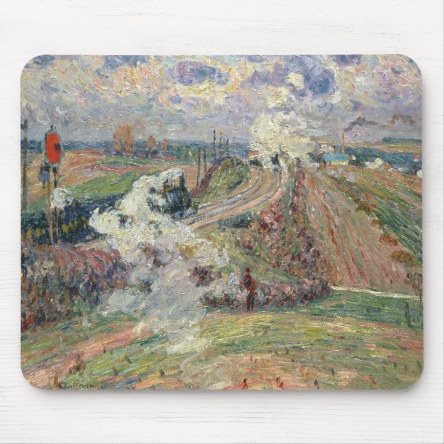 Die zwei Züge Mousepad (Vorne)
