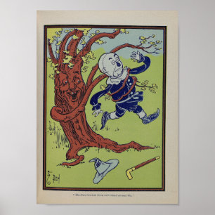 Die Zweige bogen sich nach unten und wanden sich u Poster