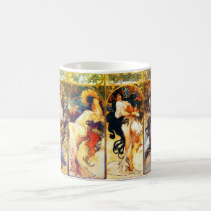 Die zweite Jahreszeiten-Tasse von Mucha Tasse