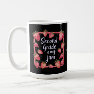 Die zweite Klasse ist mein Ding Erdbeere Lustiger Kaffeetasse