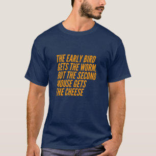Die zweite Maus bekommt den Käse T-Shirt
