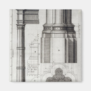 Die zweite Ordnung der gotischen Architektur, 1741 Magnet