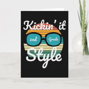 Die zweite Stufe zurück an die Schulkinder Karte