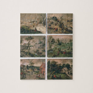 Die zwölf Monate des Jahres: Januar, Februar, Puzzle