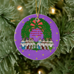 Die zwölf Tage Weihnachtskollektion: Tag acht Keramik Ornament