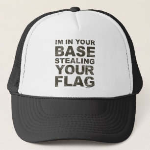 Diebstahl Ihre Flagge - FPS, Spiel, Gamer, Truckerkappe
