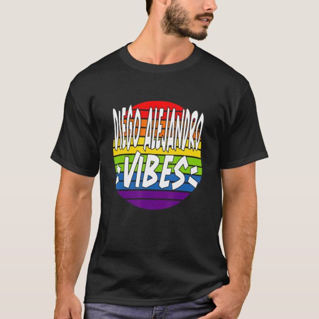 Diego Alejandro Vibes Matching Squad Familienzusam T-Shirt (Vorderseite)