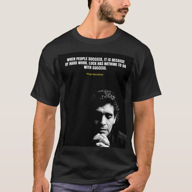 Diego Maradona quotes T-Shirt (Vorderseite)