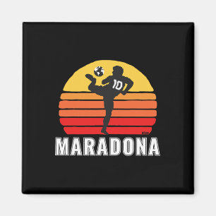 Diego Maradona Vintage El Pibe De Oro Siegel Fußba Magnet
