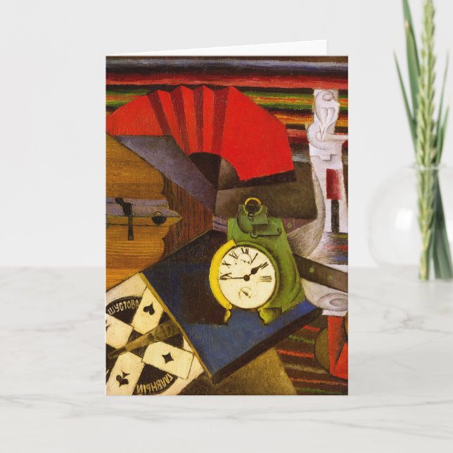 Diego Rivera, Der Wecker, Karte (Vorderseite)