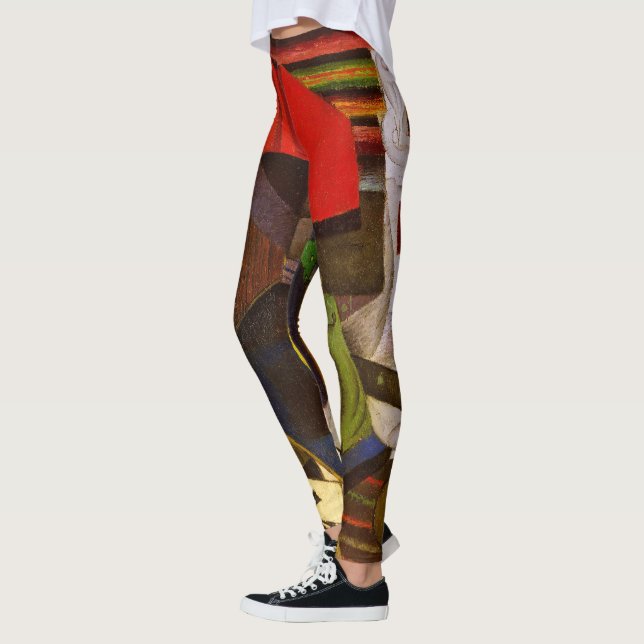 Diego Rivera Der Wecker Surrealismus Kunst Leggings (Links)