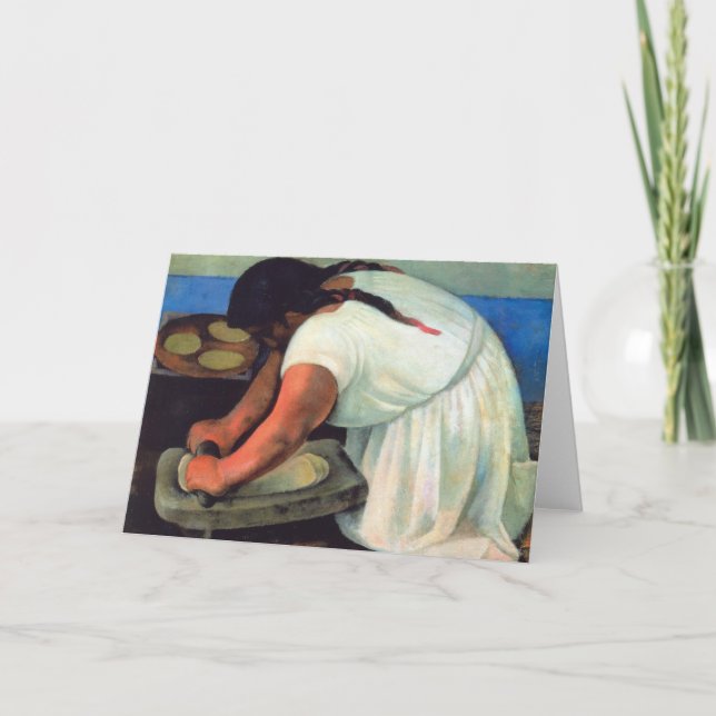 Diego Rivera - La Molendera, 1923 Karte (Vorderseite)