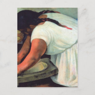 Diego Rivera - La Molendera, 1923 Postkarte