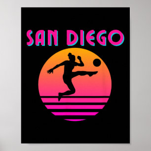 Diego San Fußball Fan Support Stadion Zeigen Sie I Poster