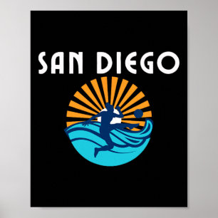 Diego San Fußball Fan Unterstützung Stadion Zeigen Poster