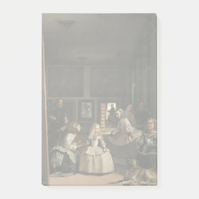 Diego Velazquez Las Meninas Post-it Klebezettel (Vorderseite)
