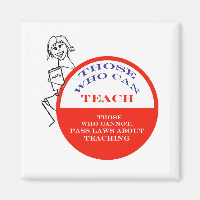 Diejenigen, die 2 unterrichten können magnet (Vorne)