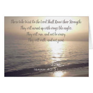 Diejenigen, die auf den Herrn warten, erneuern ihr