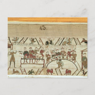 Diejenigen, die ein Bankett für William I vorberei Postkarte