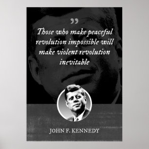 Diejenigen, die eine friedliche Revolution unmögli Poster