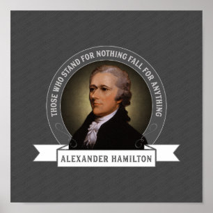 Diejenigen, die für nichts stehen, fallen für nich poster