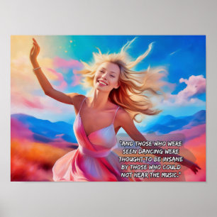 Diejenigen, die tanzen gesehen haben - Musik zitie Poster